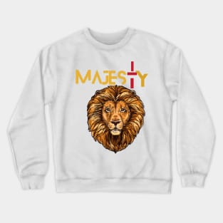 majestic lion Crewneck Sweatshirt